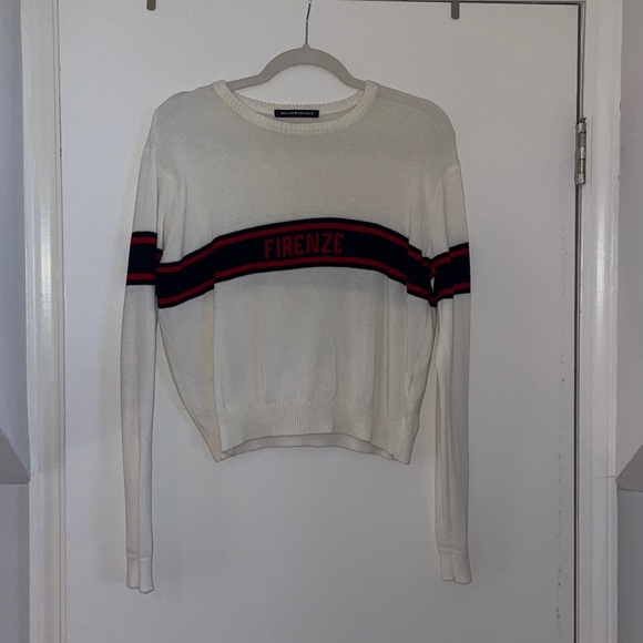 Brandy Melville Sweaters Brandy Melville Firenze Florence Crew Neck